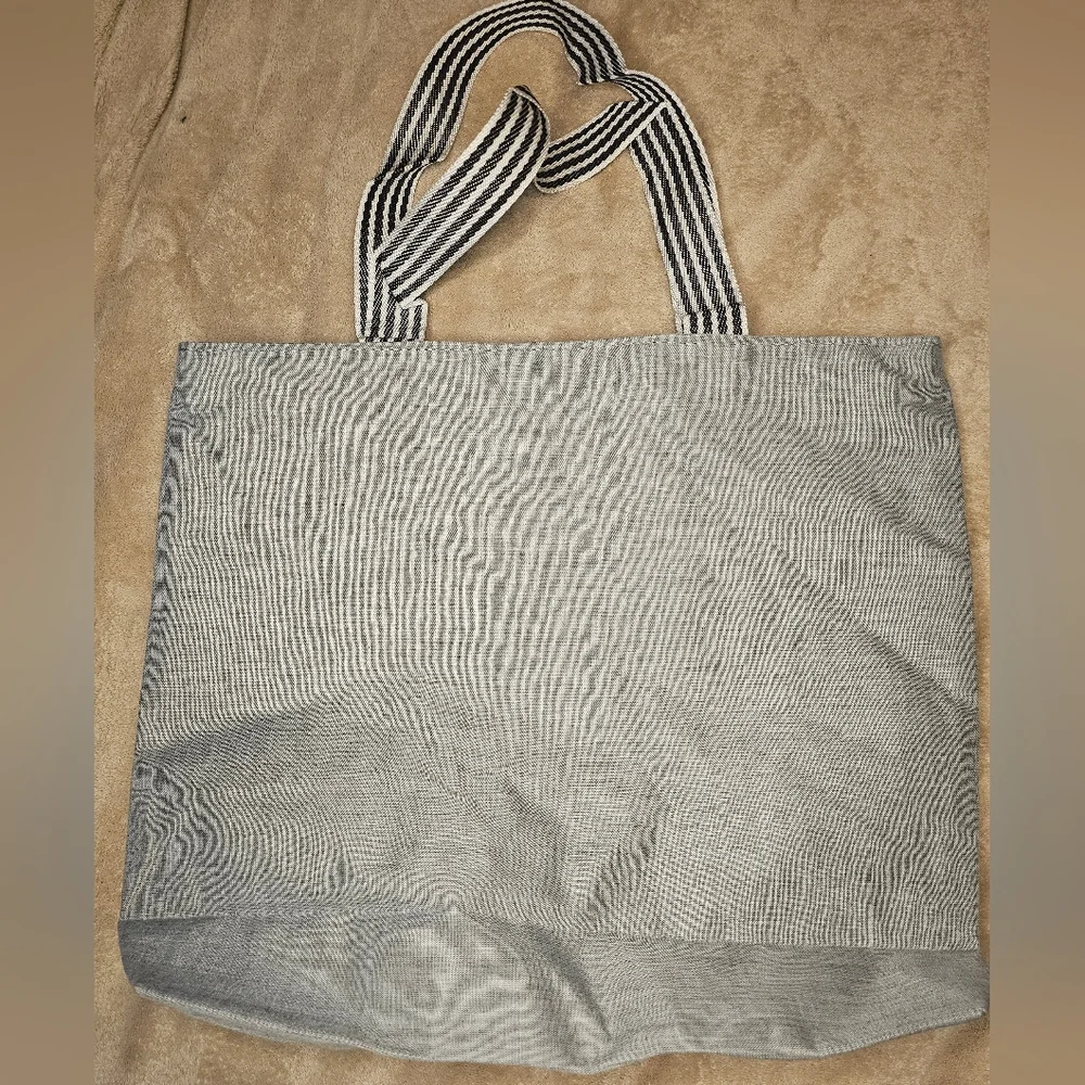 Butterfly Canvas Zip top tote bag NEW